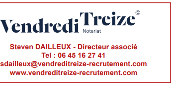 Cabinet Vendredi Treize, la référence du recrutement pour le notariat !